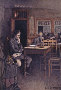 Bonaparte 1792 som en frequenter av en sex-sous-restaurang i Paris, 1896 av Unbekannt