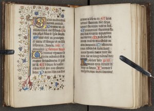 Timmens bok, ca 1450 (bläck på veläng) av Unbekannt