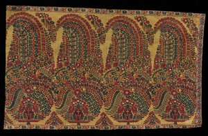 Border Fragment of a Shawl, tidigt 1800-tal. av Unbekannt