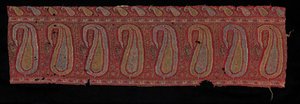 Border of a Shawl, 1800-tal. av Unbekannt