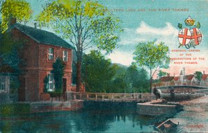 Boulters Lock och Themsen, c1910 av Unbekannt