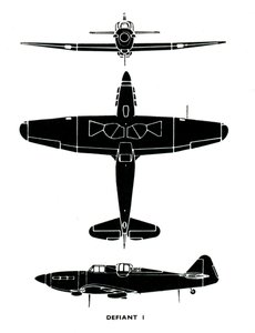 Boulton Paul Defiant I, 1941. av Unbekannt