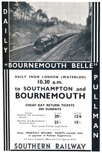 Bournemouth Belle - Southern Railway, 1936 av Unbekannt