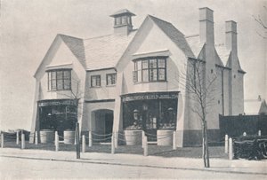 Bournville: två av Village Shops, av WA Harvey, c1900 1901-1902 av Unbekannt