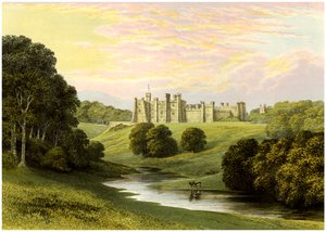 Brancepeth Castle, Lord Boyne, c1880 av Unbekannt