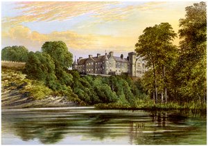 Brechin Castle, Brechin, Angus, Skottland, hem för Earl of Dalhousie, c1880 av Unbekannt