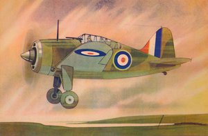 Brewster Buffalo Fighter Monoplane, c1944. av Unbekannt