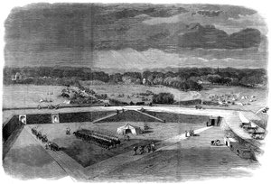 Brigadgeneral Havelock lämnar fästningen Allahabad för att återerövra Cawnpore, 1857 av Unbekannt