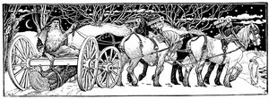 Tar hem julloggen, 1883 av Unbekannt