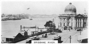 Brisbane River, Queensland, Australien, 1928 av Unbekannt