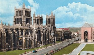 Bristol Cathedral, c1940-talet av Unbekannt