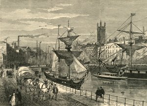 Bristol, från St. Augustines Quay, 1898. av Unbekannt