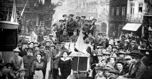 Brittisk expeditionsstyrka i Rouen, Frankrike, första världskriget, 1914 av Unbekannt