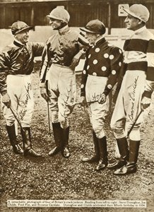 Brittiska jockeys, 1934, 1935. av Unbekannt