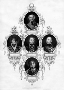 Brittiska sjöofficerare, 1837 av Unbekannt