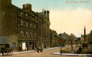 Broad Street, Kirkwall, Orkney, Skottland, 1900-talet av Unbekannt