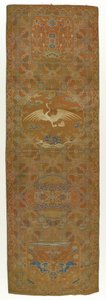 Brokadpanel, Qingdynastin, 1700-tal. av Unbekannt