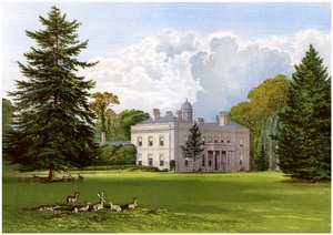 Brockley Hall, Somerset, hem för familjen Smyth-Pigott, c1880 av Unbekannt