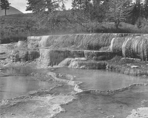 Brown Sulphur Springs, Yellowstone National Park, USA, c1900. av Unbekannt