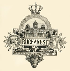 Bukarest, sent 1800-tidigt 1900-tal. av Unbekannt