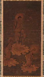 Buddha Amidas välkomnande härkomst, Kamakura-perioden, 1300-talet. av Unbekannt