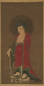 Buddha Amitabha stigande från sitt rena land, sent 1200-tal. av Unbekannt