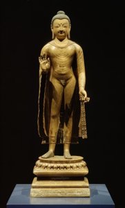 Buddha Sakyamuni / skulptur, 700-talet av Unbekannt