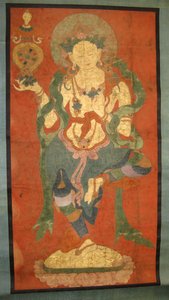 Buddhist Attendant, Possibly a Dakini, sent 1700-tal. av Unbekannt