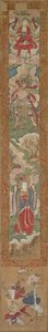 Buddhistpanel, 1300-tal. av Unbekannt