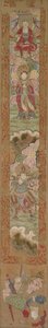 Buddhistpanel, 1300-tal. av Unbekannt