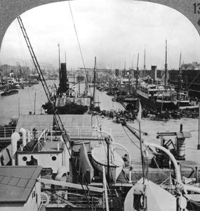 Buenos Aires hamnar, Argentina, ca 1900-talet av Unbekannt