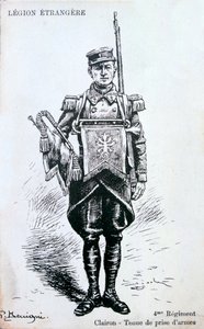 Bugler, 4:e regementet av den franska främlingslegionen, 1900-talet av Unbekannt