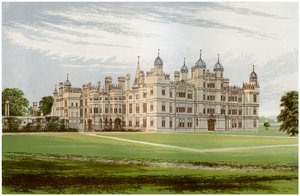 Burghley House, Lincolnshire, hem för markisen av Exeter, c1880 av Unbekannt