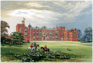 Burton Constable, Yorkshire, hem för Baronet Constable, c1880 av Unbekannt