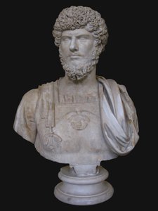 Byst av Lucius Verus, 2:a århundradet. TILL av Unbekannt