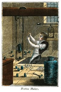 Knapptillverkare, 1823 av Unbekannt