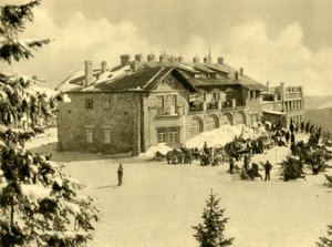 Linbanestation, Rax-bergen, Nedre Österrike, c1935. De av Unbekannt