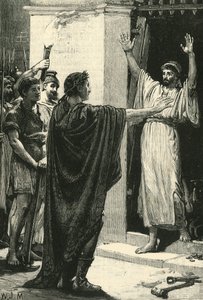 Caesar besitter skatten i Saturnus tempel, 1890. av Unbekannt