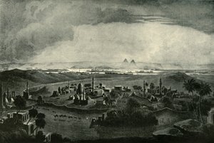 Kairo och pyramiderna, tidigt 1800-tal, 1901. av Unbekannt