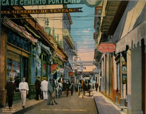 OReilly Street, Havanna, Kuba, c1920. av Unbekannt