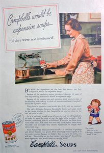 Campbells Soup-annons, 1936 av Unbekannt