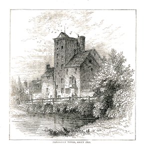 Canonbury Tower omkring 1800, 1878 av Unbekannt
