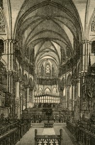 Canterbury Cathedral - The Choir, 1898. av Unbekannt