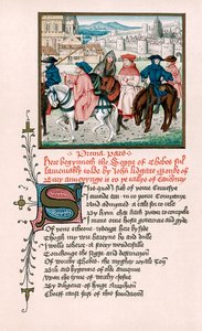 Canterbury pilgrimer, c1420 1800-talet av Unbekannt