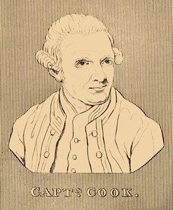 Kapten Cook, 1728-1779, 1830. av Unbekannt
