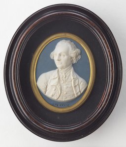 Kapten James Cook Wedgwood porträttmedaljong, ca 1776 av Unbekannt
