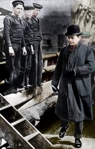Kapten Scott, brittisk polarforskare, på Terra Nova, c1900-c1910-talet 1936 av Unbekannt