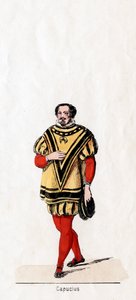 Capucius, kostymdesign för Shakespeares pjäs, Henry VIII, 1800-talet av Unbekannt
