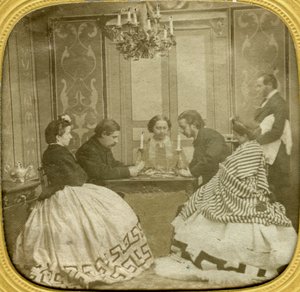 Kortspel, 1800-talet av Unbekannt