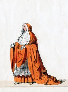 Kardinal Wolsey, kostymdesign för Shakespeares pjäs, Henry VIII, 1800-talet av Unbekannt